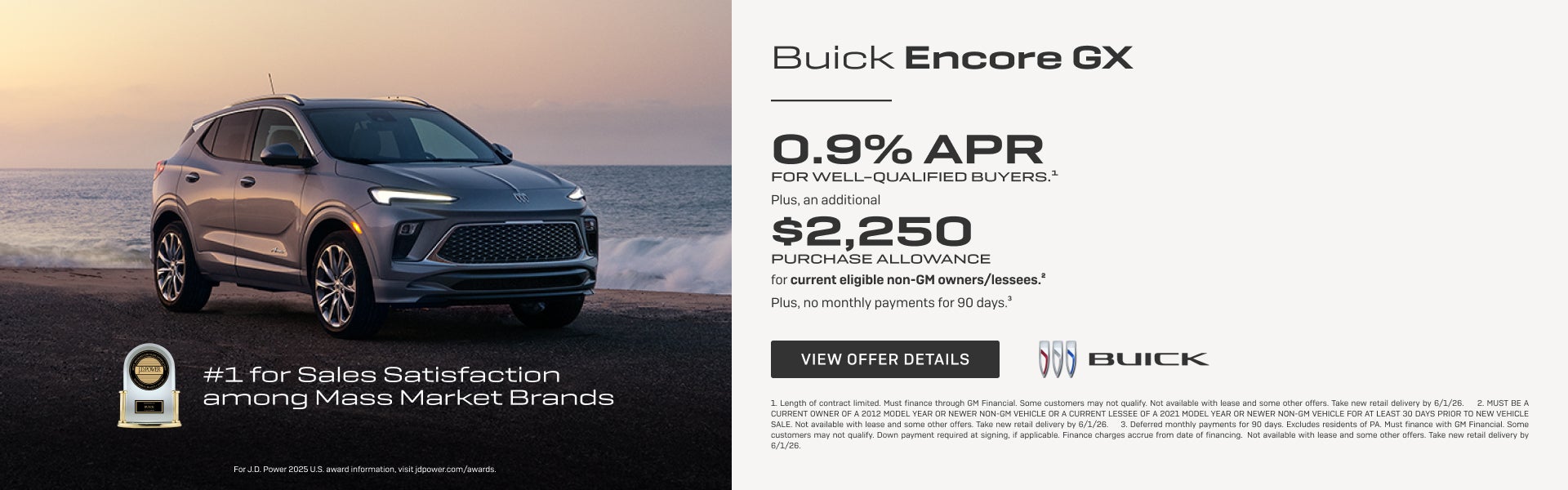 0.9% APR
FOR WELL-QUALIFIED BUYERS.1

Plus, an additional $2,250 PURCHASE ALLOWANCE for current e...